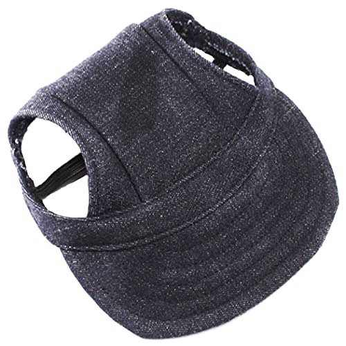 Petea Dog Hat Pet Baseball Cap Dogs Sport Hat Visor Cap With Ear Holes And Chin Strap For Dogs And Cats 4 Sizes 5 Colors (Cowboy Blue, M) #TOP1