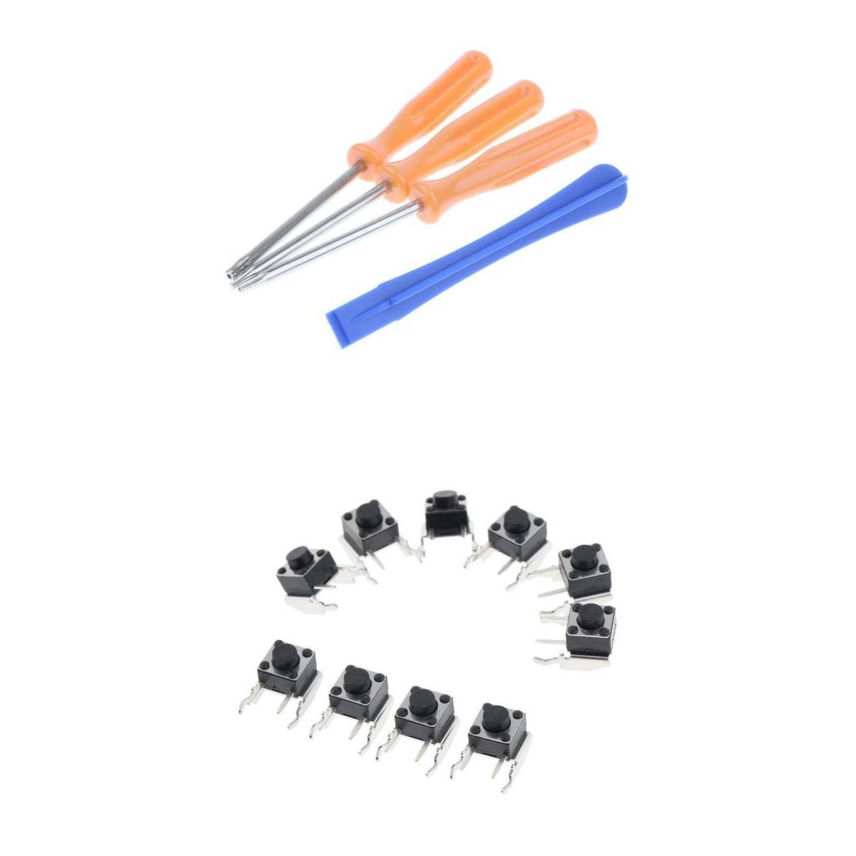 Merishopp 10x LB RB Tactile Switch Bumper Button w/Tools for 360 One Controller|Video Games & Consoles | Replacement Parts & Tools| Replacement Parts & Tools-image-1