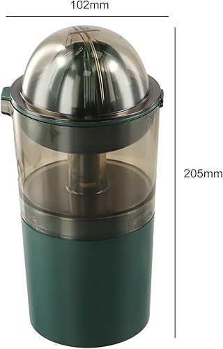 Miniatura 3 de Exprimidor eléctrico de cítricos 8.07x4.02 pulgadas de acero inoxidable recargable por USB silencioso extractor de jugo de naranja con gran