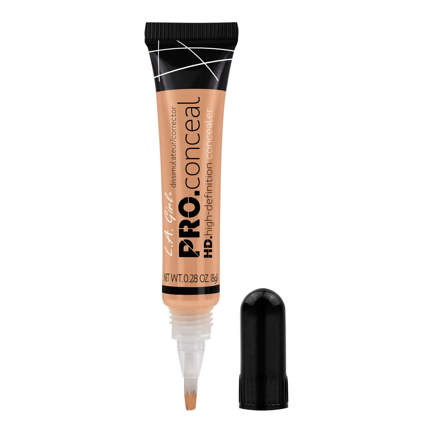 L.A. Girl HD Pro Conceal Multipurpose Concealer, Creamy Beige, 8g | Full Coverage for Dark Circles, Contouring & Dark Spots| Long-Lasting & Blendable Makeup for Indian Skin Tone 1