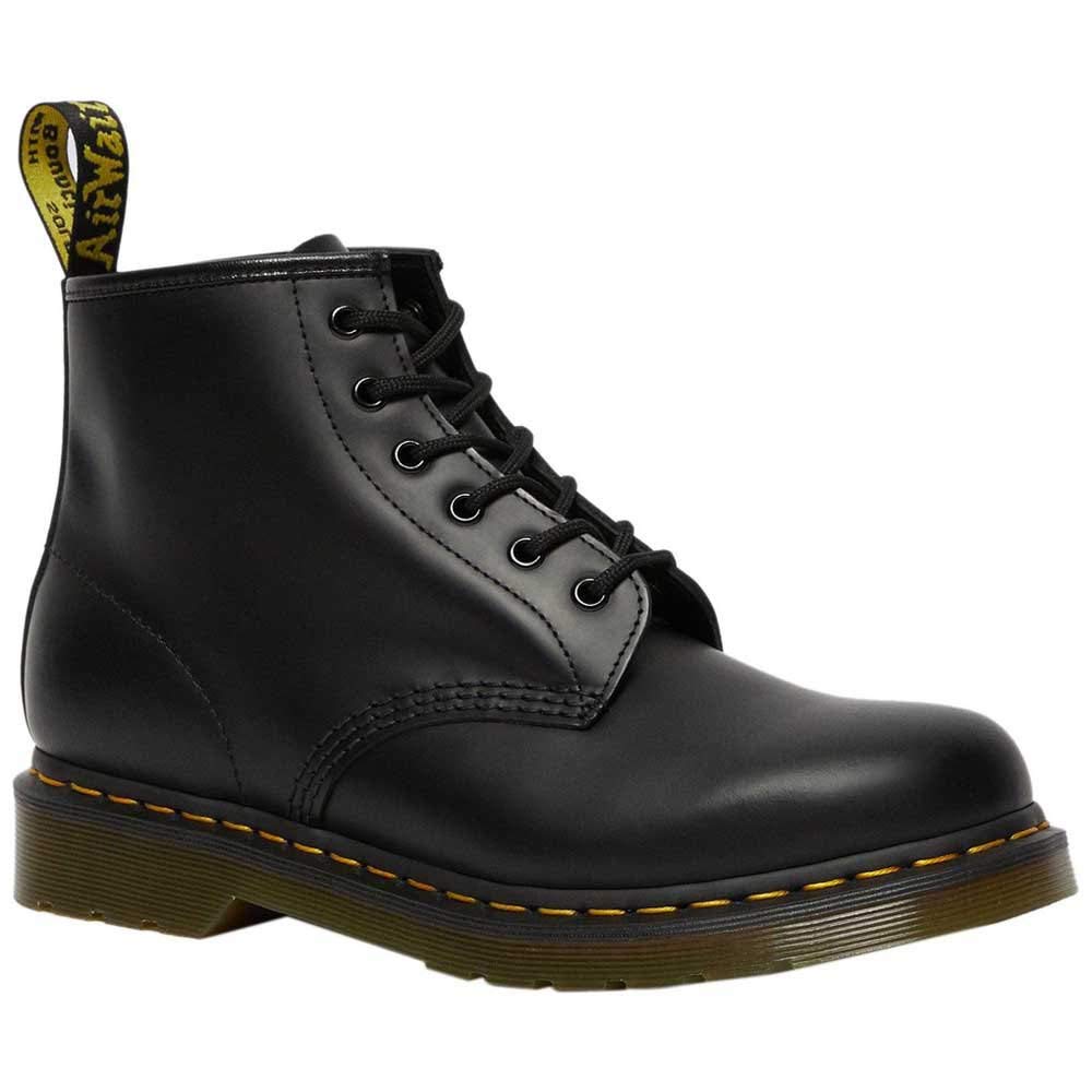 Dr. Martens 101 Smooth Stivaletti con Lacci, Unisex - Adulto, Nero (Black Vintage), 44 EU