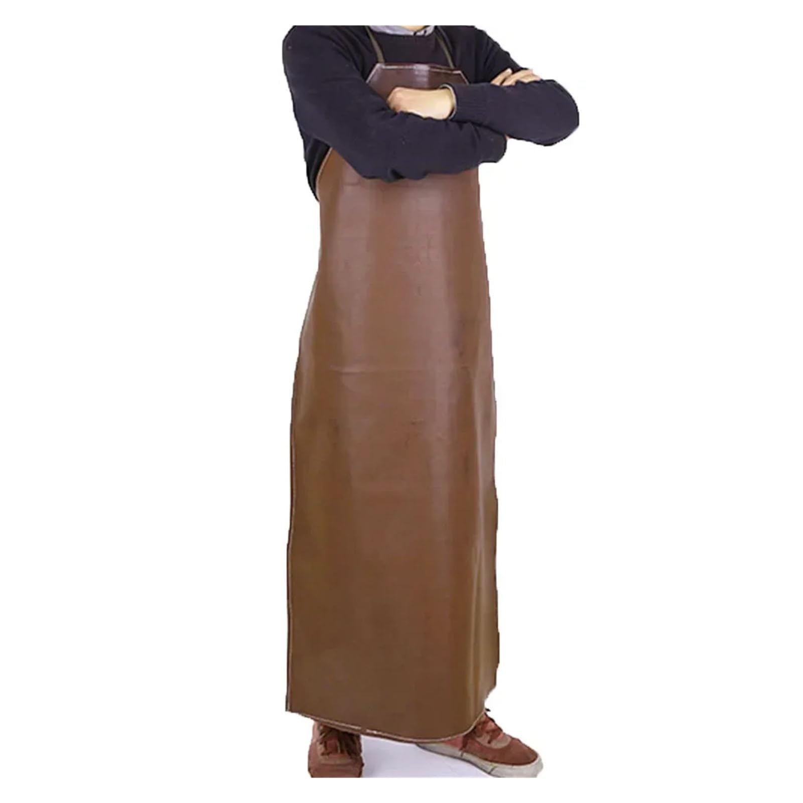 LNHHG Welding Clothes, Leather Welding Apron Equipment Welder Thermal Insulation Protection Wear Electric Anti-Scalding