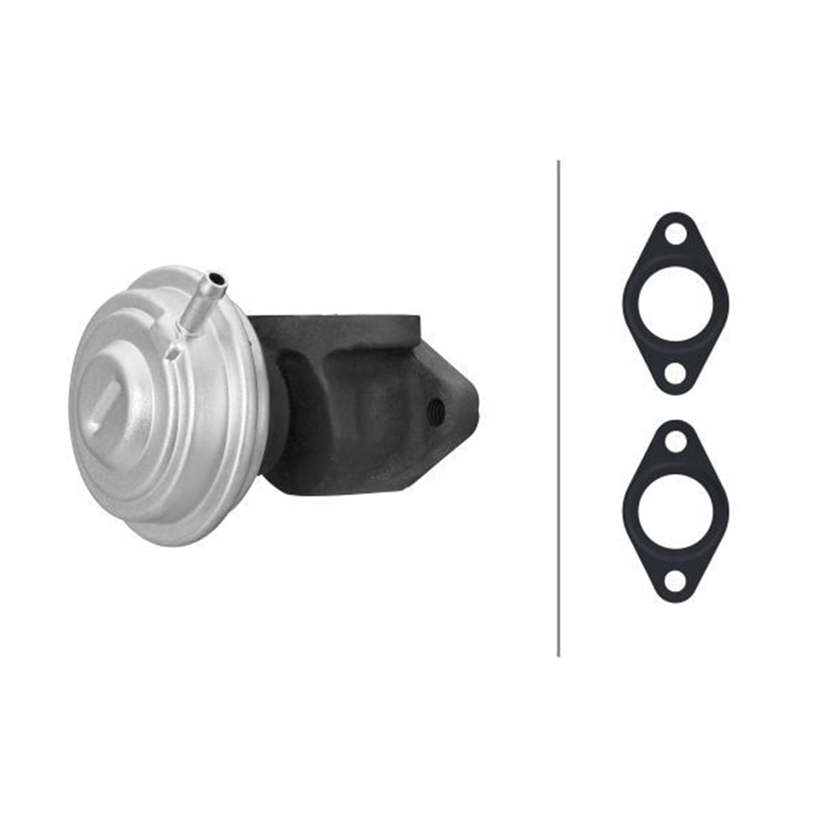 HELLA 6NU 014 865-441 Valvola ricircolo gas scarico-EGR - pneumatico - con guarnizioni