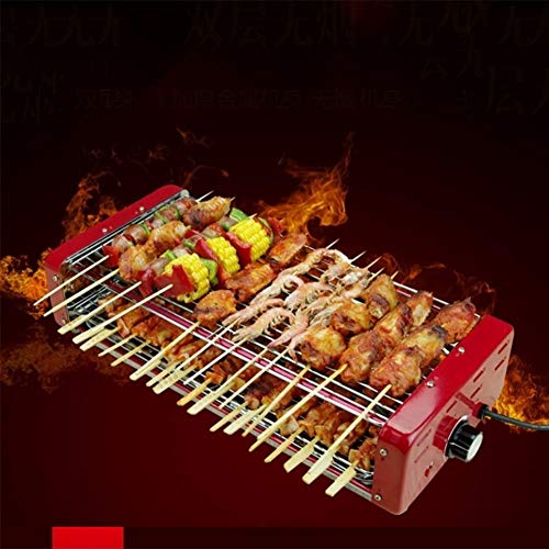 Kontaktgrill, Tischgrill, große herausnehmbare, antihaftbeschichtete Teppanyaki Grillplatte, einstellbares Thermostat, Fettauffangschalen,