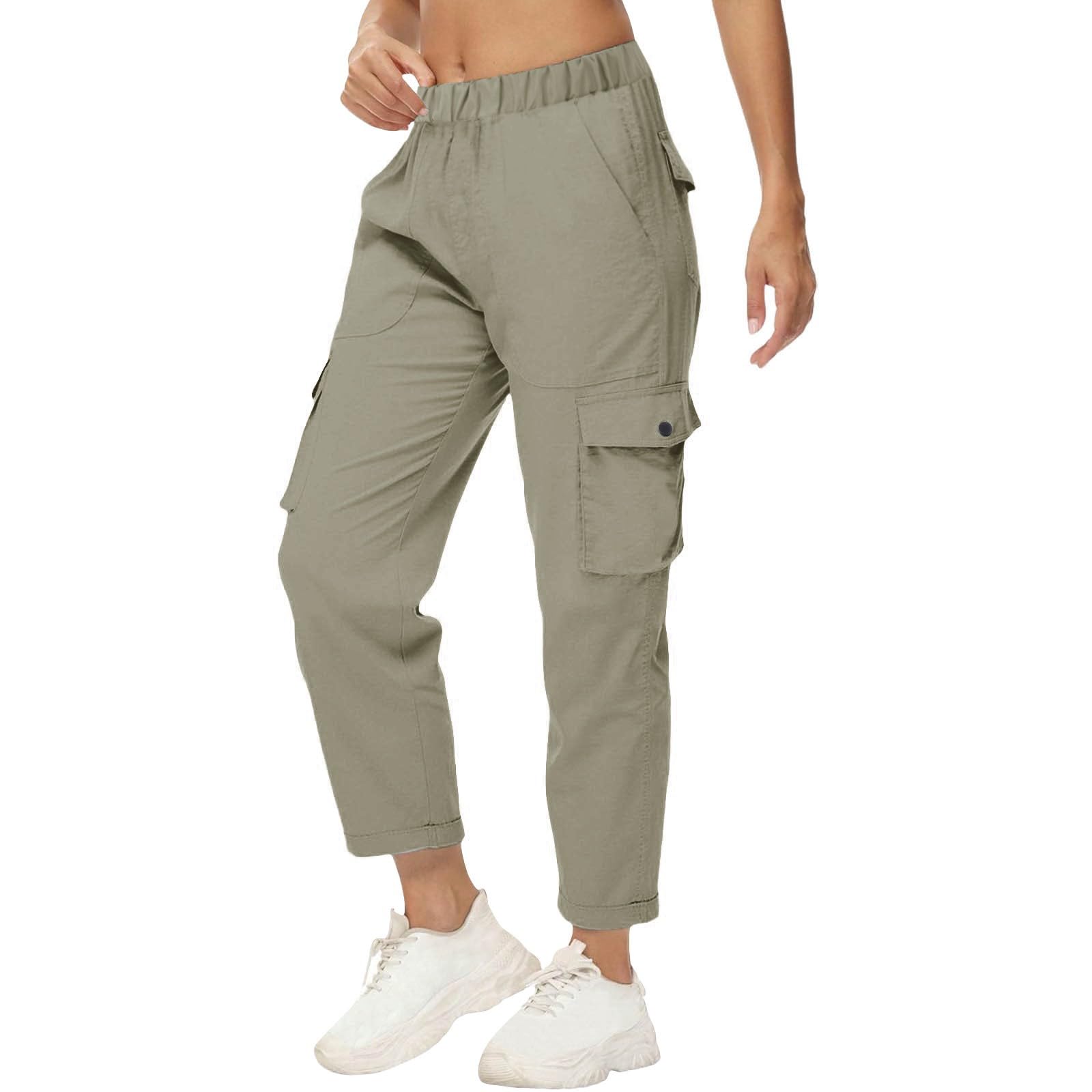 Pantalones de trekking para mujer, de verano, estilo deportivo, con
