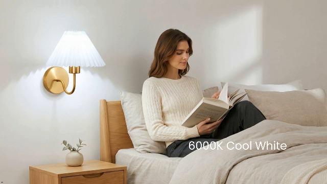 Image of ADISUN Wall Sconces Sets of 2 RGB Battery Operated Wall Sconces for Bedroom Dresser Classic Golden Wall Lamp with Remote for Living Room Bathroom Dining Room Corridor Staircase (2 Bulbs Included)