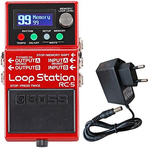 Boss RC-5 Looper Pedal Effektgerät + keepdrum 9V Netzteil : Amazon 