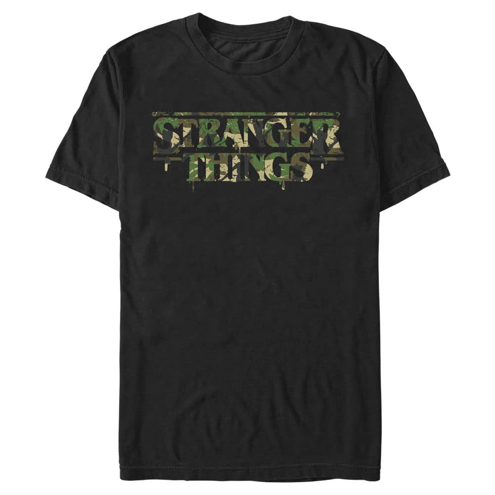 Netflixmens Camo Logo T-Shirt