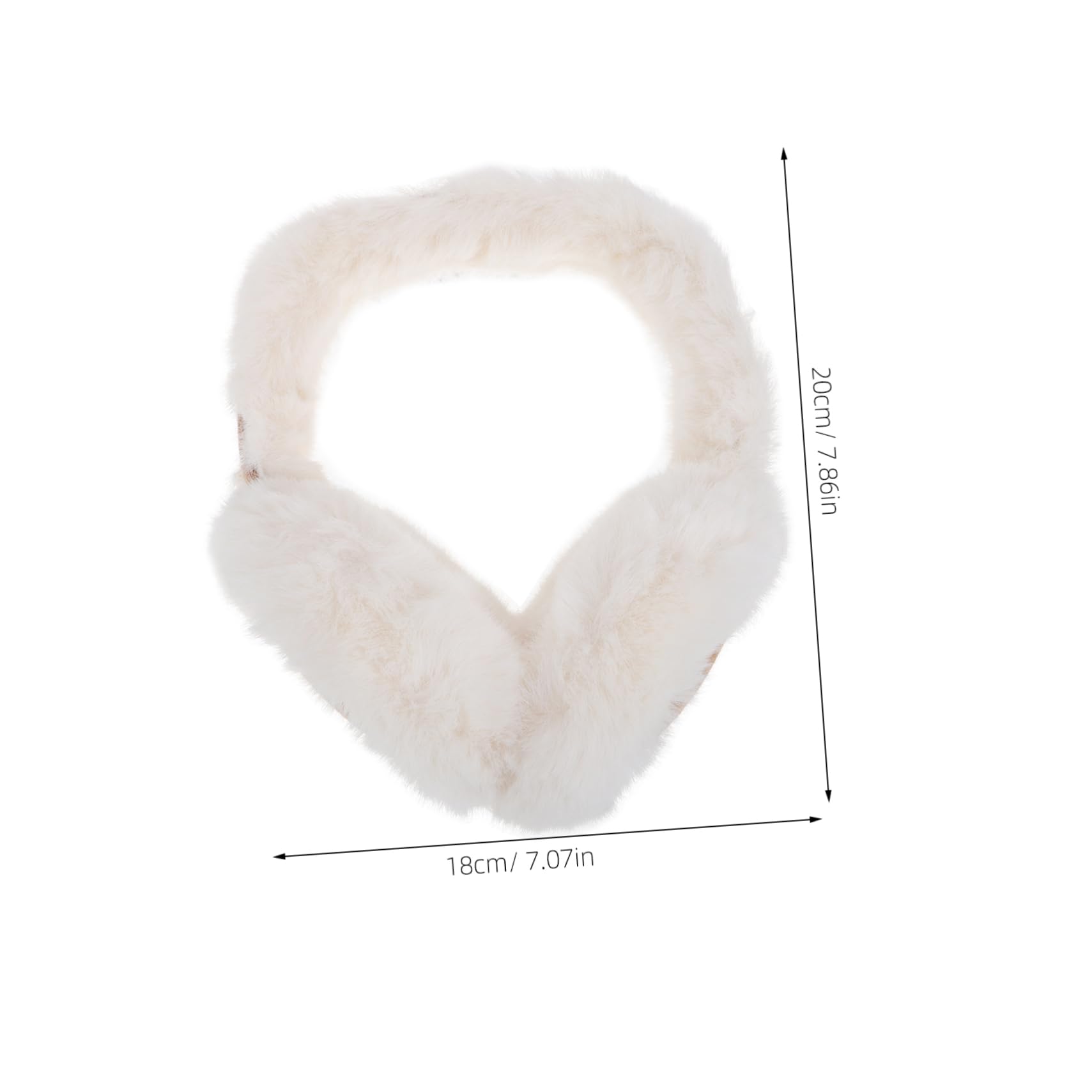 Beavorty Cute Ear Muffs for Women Winter Warm Headband Cold Weather Ear Warmers Foldable Soft for Hiking Cycling Sleeping