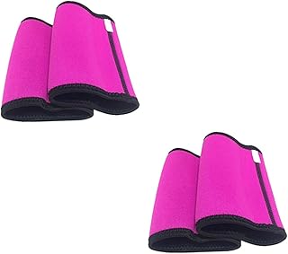 PartyKindom 2 Peças Par De Mangas De Braço Emagrecedoras Mulheres Braços Manga Modeladores De Braço Mangas Modeladoras Faixas De Braço Braçadeira Superior Braçadeira Elástica Braçadeira De