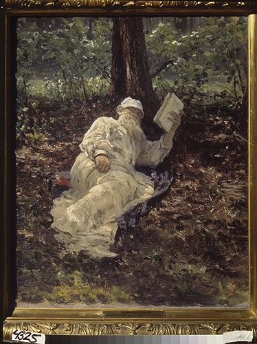 Toile Tolstoi par Repin grand format GerRit pour ambiance cabinet de lecture