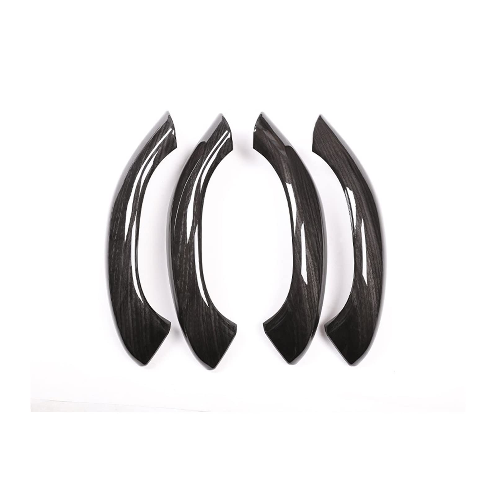Fangziqf Black Wood Grain Inner Door Pull Handles For X1 For F48 2016-2018 For X2 F47 2018 Abs Car Inner Door Handle Trim(Black Wood Grain)