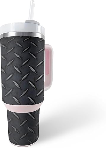 Miniatura 9 de MightySkins Skin - Vaso de vinilo compatible con Stanley The Quencher H2.0 FlowState de 40 onzas, madera negra, protectora, duradera y única, fácil