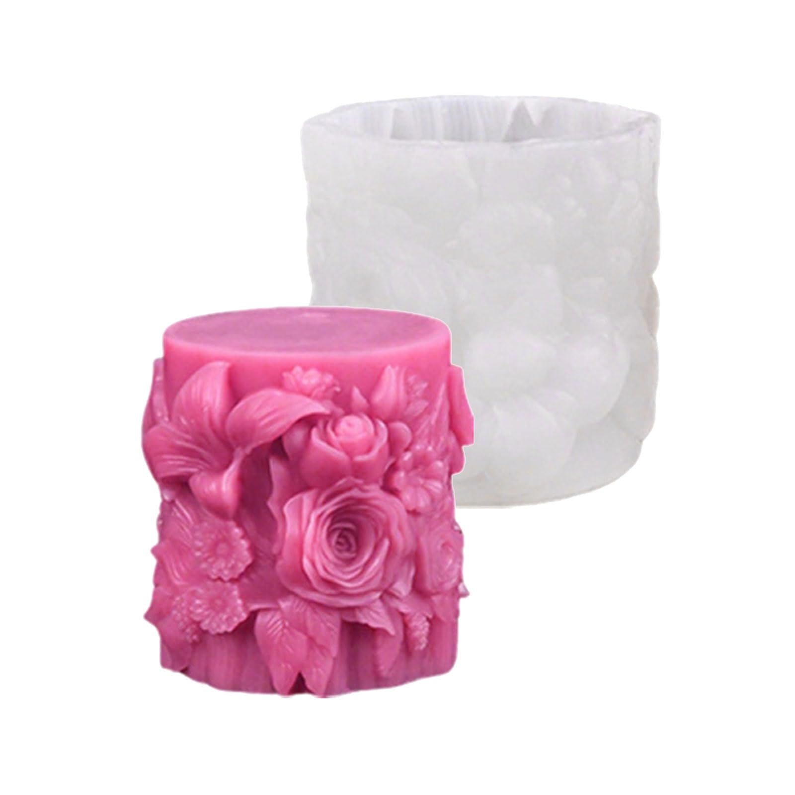 YROHGKPN Multipurpose Festival Santa Clauses Cylinder Holiday Decoration Holiday Silicone