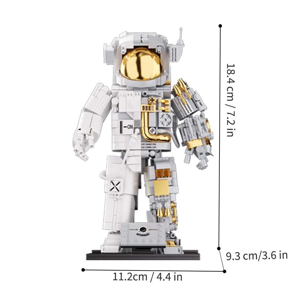 Space Astronaut Building Block Toy - Ideal Gift for 6-14 Year Old Children - 880pcs for Adult Space Astronaut Building Block Sets