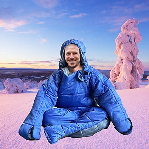 Gaorui Humanoide Bolsa de Dormir para Camping Invierno Interior Portátil Ultraligera para Adultos Resistente al Viento miniatura 2