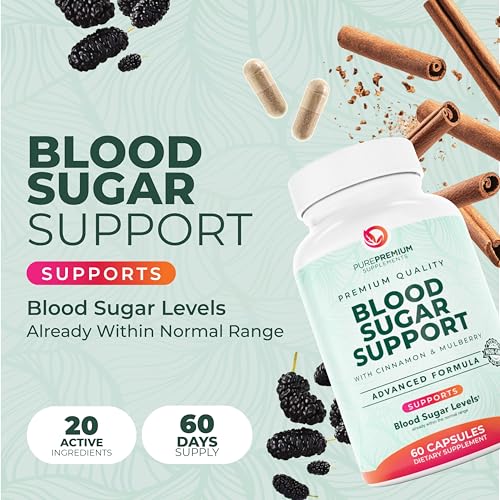 How to Curb Your Sweet Tooth: Practical Strategies to Cut Back on Sugar 2 PurePremium Normal Blood Sugar Support Supplement - 20 Active Ingredients Complex to Support Blood Sugar Levels Already in The Normal Range - with Cinnamon, Bitter Melon, Chromium, Mulberry - 60ct