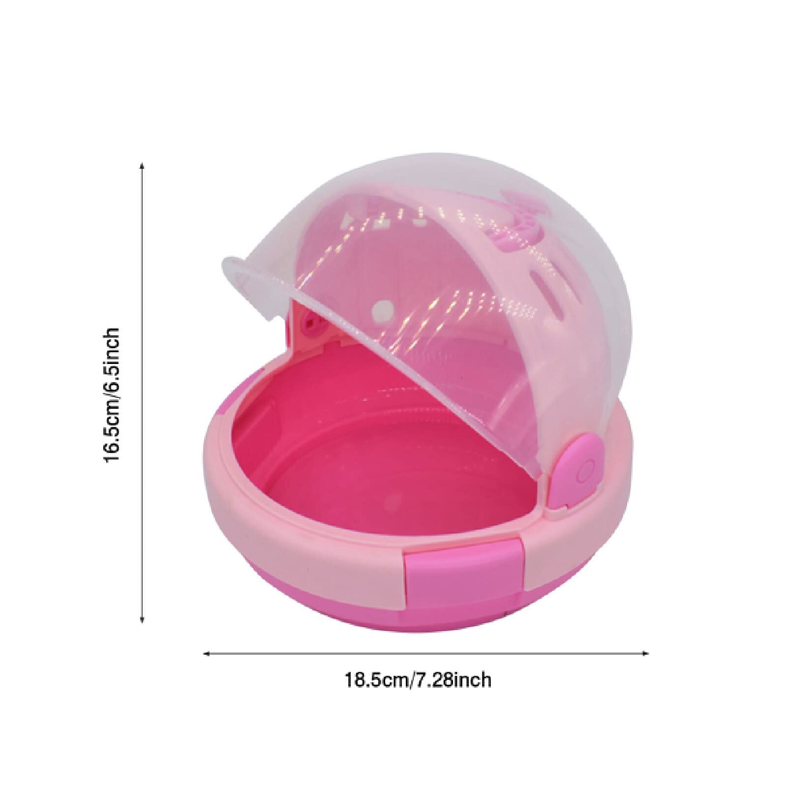 Hamak dla chomików, Domek dla ptaków, kapsuła kosmiczna, przenośna, ciepła klatka papug, wysiadywanie, ciepłe gniazdo, małe, niebieskie(Pink)