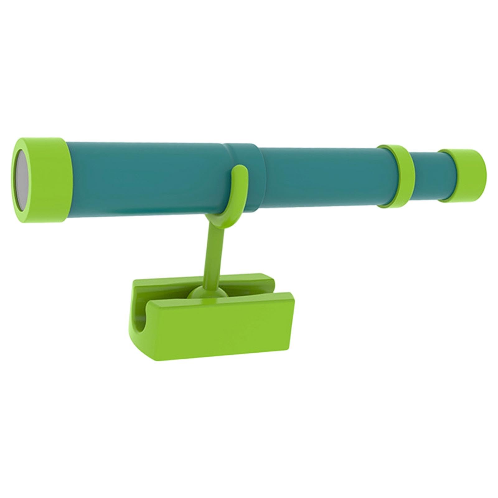Milageto Télescope de pirate pour enfants, de pirate facile à installer, accessoire de jeu rétractable pour cabane de jardin, cadeau idéal pour les, Vert
