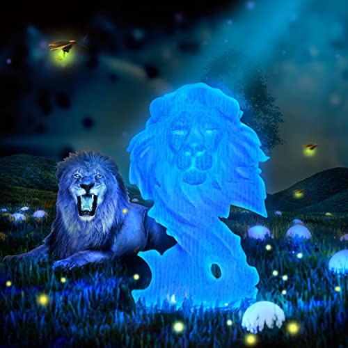 Image of Glow in the Dark PLA Filament 1.75mm Blue, Consistent Diameter + /- 0.03mm, Vacuum Packaging, Compatible with Various 3D Printers, 1KG Spool