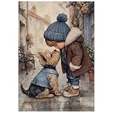 Détails vifs : le puzzle dispose d'un chemin pavé en forme de paniers, d'un banc en treillis noir et de textures dessinées à la main avec des couleurs riches et une coupe précise