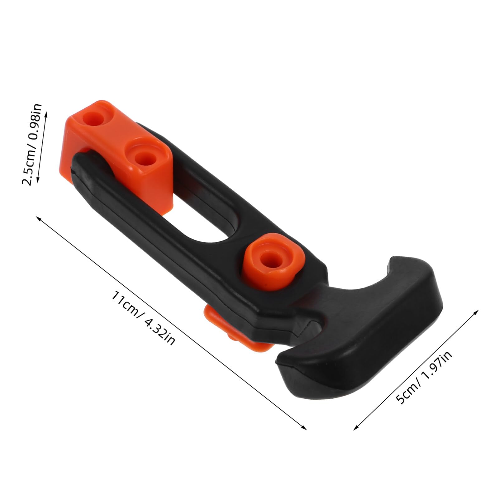 SOLUSTRE 2pcs Car Hood Catches Heavy Duty T-Handle Hasp Toolbox Hasp Latch Replacements Hasp Tool Box Latch Utility Room Latch Handle for Engineering Machine Hoods