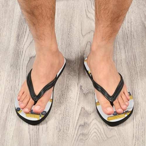 Women Beach Summer Casual Flip Flop Engineering VehicleQuick Dry Sandals Slipper for Men 214B29474