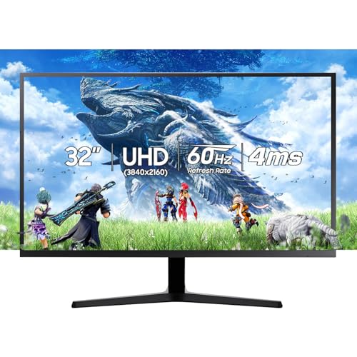 Image of Samsung 32-inch 4K UHD Computer Monitor | VA Panel, AMD FreeSync, Eye Saver Mode, PIP /PBP | HDMI, DisplayPort | for Home Office, Gaming, Streaming | W /HDMI