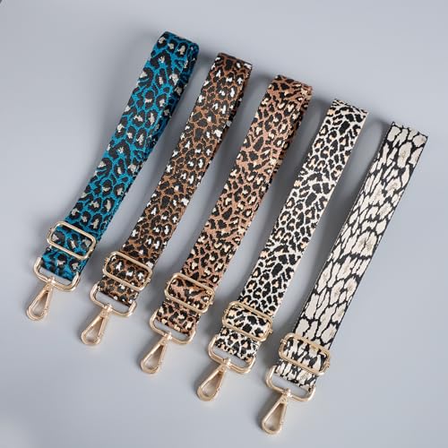Image of chushui Leopard Print Purse Strap for Women,Adjustable Crossbody Bag Strap
