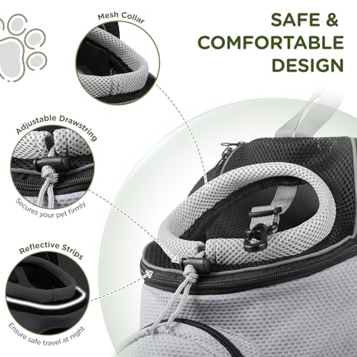 BONTHEE Pet Dog Backpack Small