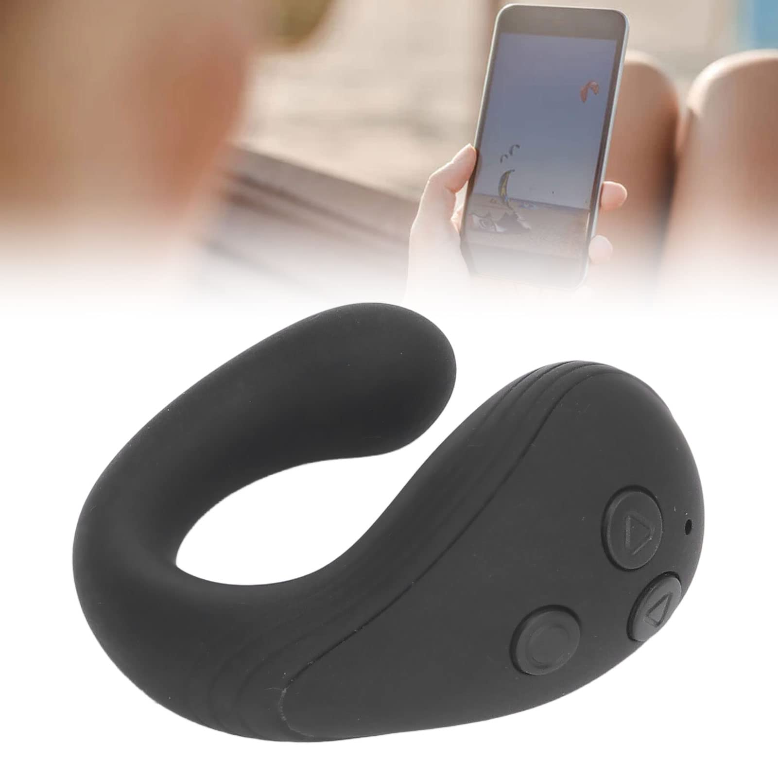 TikTok Bluetooth Remote Control Page Turner, Kindle App Page Turner, Video Recording Remote, TIK Tok Scrolling Ring para Video, Lectura, Selfie