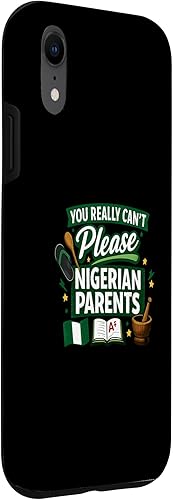 Miniatura 3 de Relatable Humor Quote About Nigerian Parents Case for iPhone XR