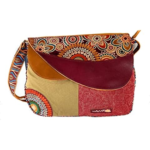Sac à main Macha en coton et cuir Cover