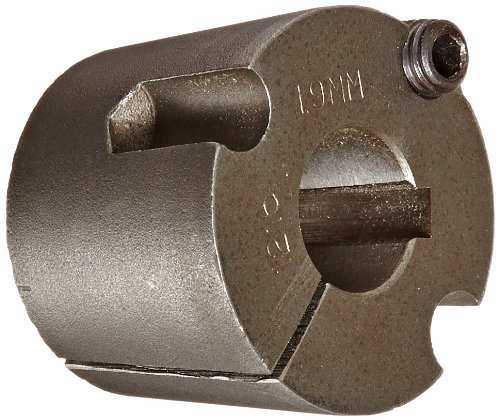 Martin 1215 19MM Taper Bushing, Sintered Steel, Metric, 19 mm Bore, 47.62 mm OD, 38.1 mm Length