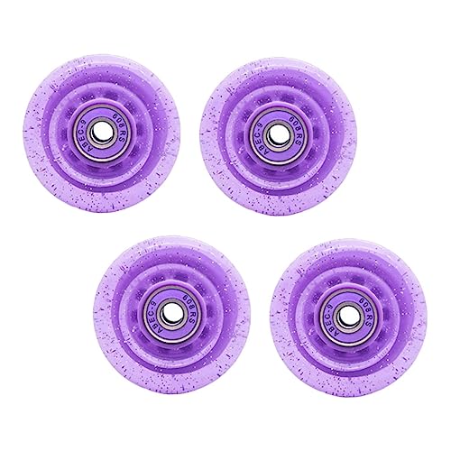 NULYLU Decorative Outdoor Skating Wheel Set 4pcs Double Row Wheel Skates Material for Children and Friends