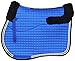CHALLENGER Horse English Quilted All-Purpose Fleece Comfort Saddle Pad Blue 72TS36RB