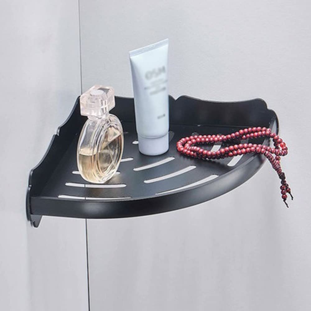 Corner Shower Caddy Bathroom Shelfs Floating Shelves Aluminum Cosmetics Shampoo Organizer Shelf Wall Mounted Kitchen Shelves Seasoning Bottles