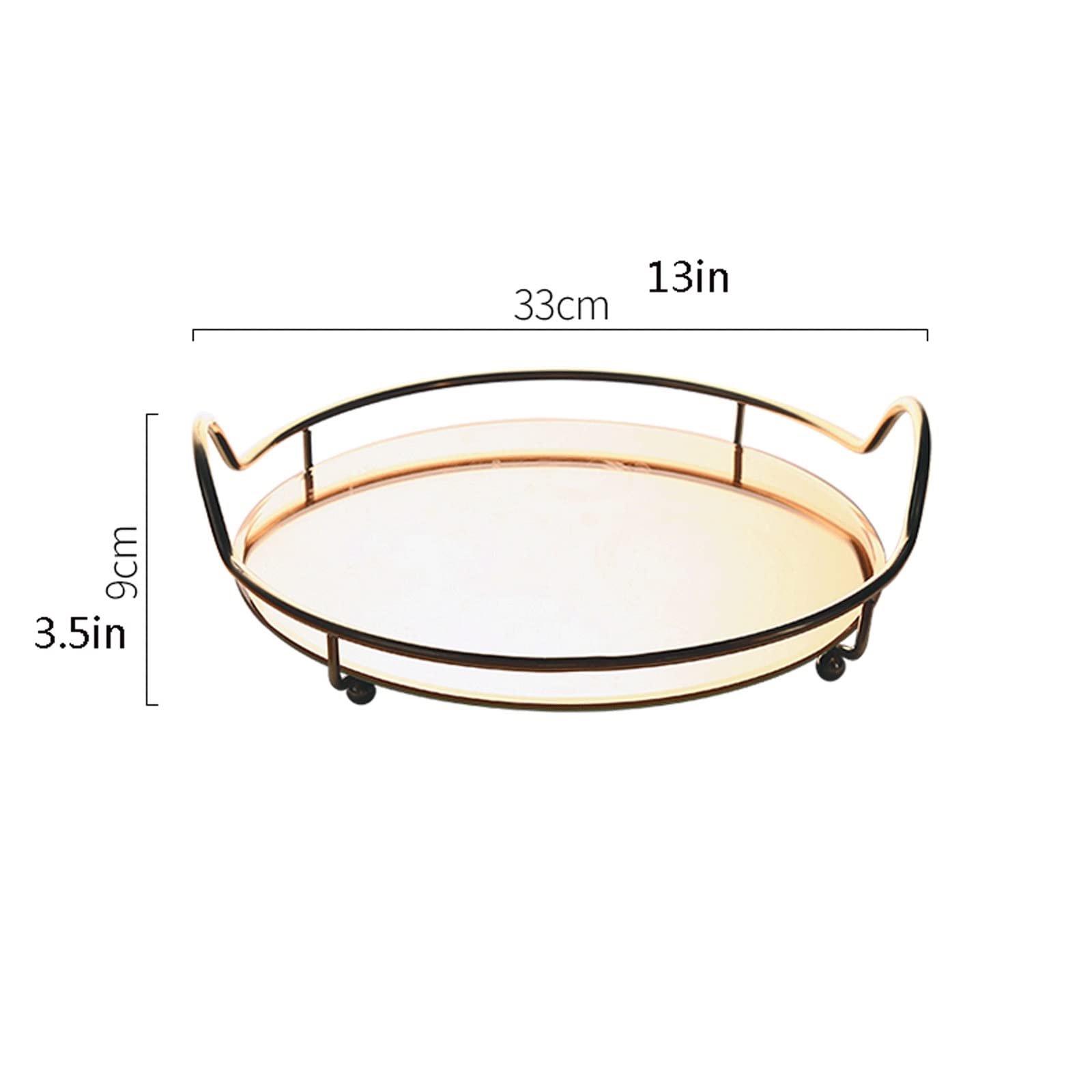 Bandeja Bandeja de acero inoxidable bandeja de metal sirviendo bandeja de café mesa de café bandeja de desayuno bandeja multifuncional bandeja decorativa bandeja Bandeja Antideslizante ( Size : E )