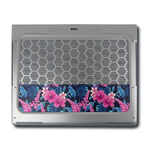 Image of MightySkins Skin Compatible with Alienware X16 R1 (2023) Full Wrap Kit - Contrast Hibiscus | Protective, Durable, and Unique Vinyl Decal wrap Cover | Easy to Apply & Change Styles | Made in The USA