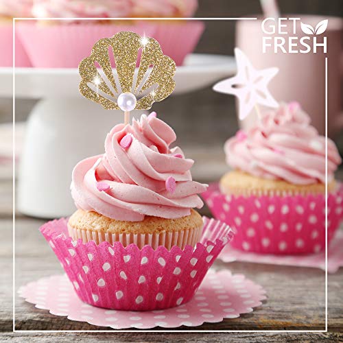 Get Fresh Mermaid Cupcake Toppers Decorations thumb #8