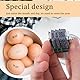 Datumstempel Klein für Eier, Silikon Hühnerei-Stempel Datumsstempel mit Stempelkissen Stempel für Frische Eier zum Markieren von Eiern auf dem Bauernhof Büro Versand Empfang