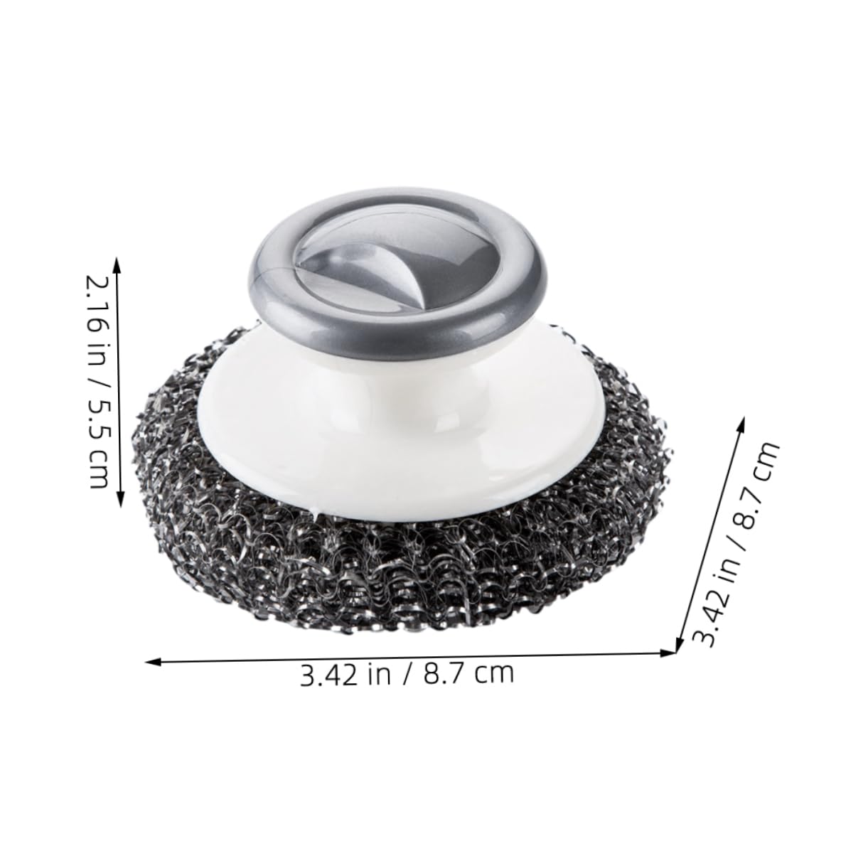 NOLITOY Wok Scrub Brush Durable Wire Kitchen Scrubber for Pots and Dishes Non Scratch Design Efficient for Kitchen Tool