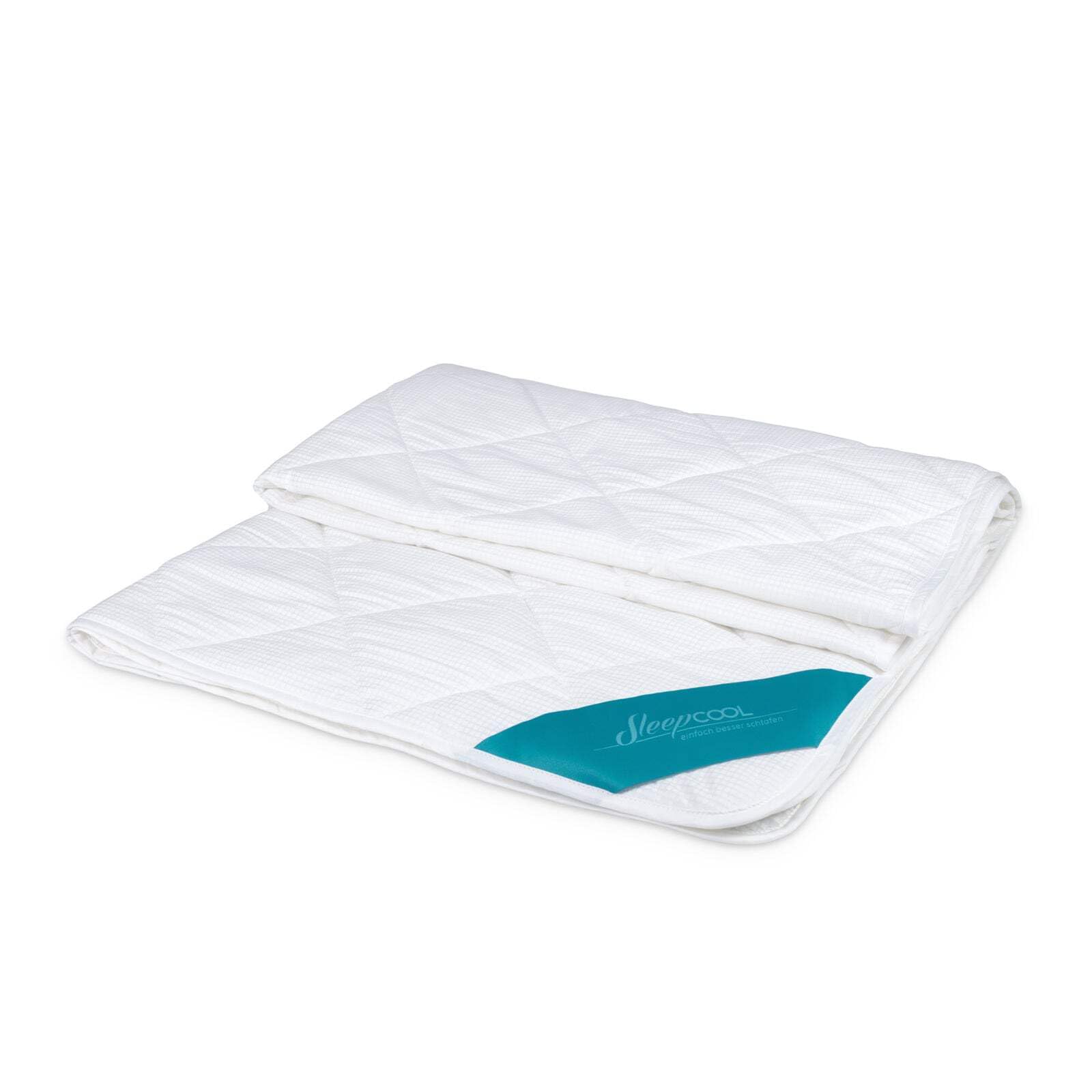 Extra dünne Sommerbettdecke mit doppeltem Kühleffekt, 135x200cm Cool.Breeze, Füllgewicht 160g, Bettdecke für warme Sommernächte