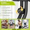 pooboo-Exercise-Bike-Indoor-Cycling-Bike-Magnetic-Stationary-Bike-3-in-1-Flodable-Exercise-Bike-with-Arm-Resistance-Bands-and-Twist-Board-for-Cardio-Fitness-Bikes pooboo Foldable Exercise Bike Indoor Cycling Bike Magnetic Stationary Bikes 3 in 1 Indoor Bike with LCD Display for Home Cardio Bikes