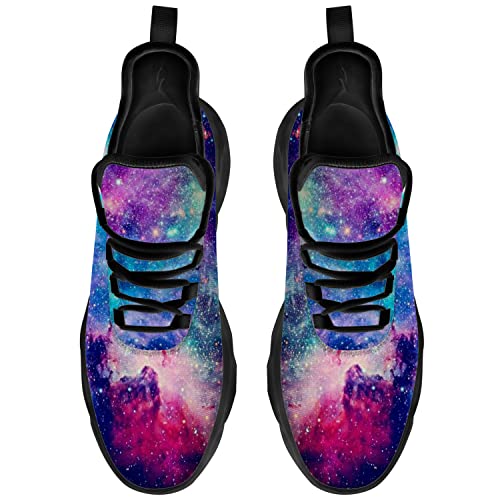 Ciadoon Galaxy Shoes for Men Women Road Running Shoes Non-Slip Walking Tennis Sneakers Cross Trainer Shoes Gifts3