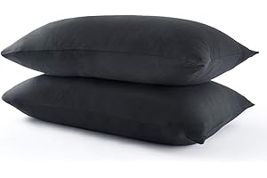 COSMOPLUS Queen Size Jersey Pillowcase, Set of 2