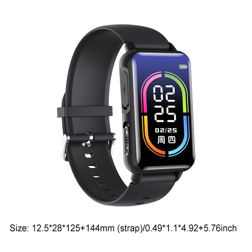Pulsera grabadora de voz portátil con grabación de 36 horas y soporte multilingüe para clases y reuniones