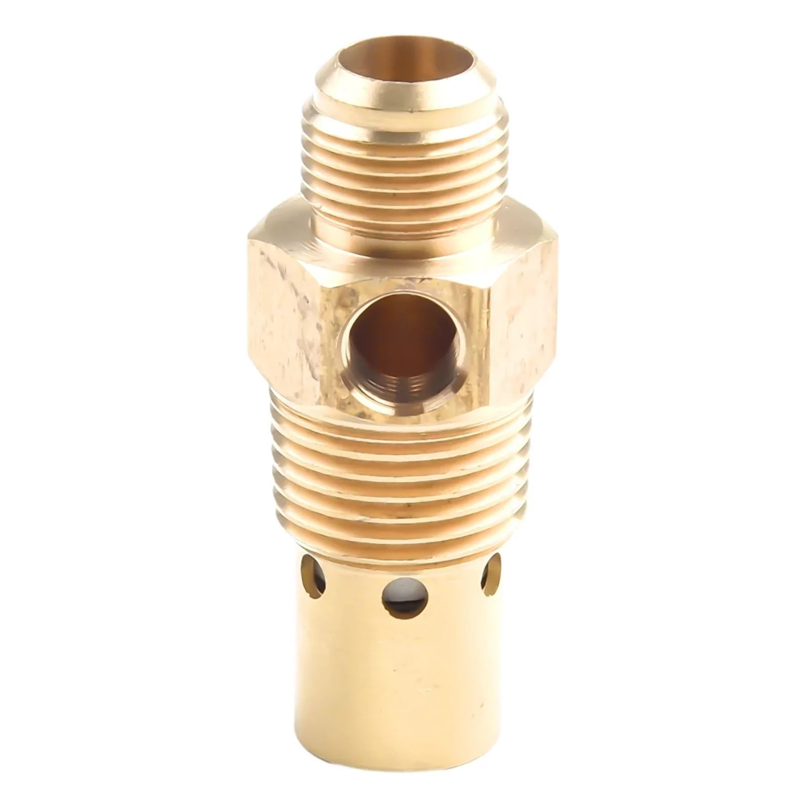 VXAXPOHZA 1pc Male Thread Check Valve Connector G3/8 One Way Non-Return Valve Brass for Air Compressor Parts Accessory