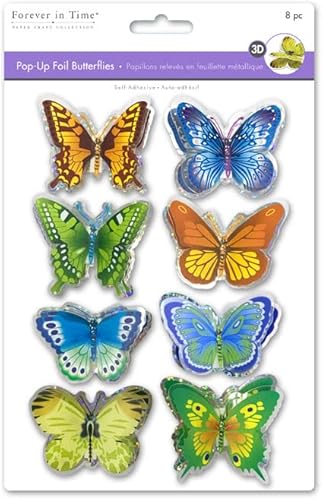 Miniatura 2 de 8 pegatinas de mariposas - Pop-Ups 3D