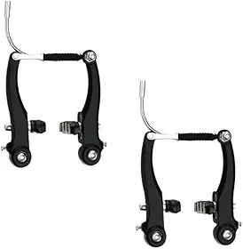 Freio Bicicleta V-BRAKE Aluminio Preto Fosco Diant + TRAS (logan)